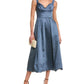 Silk-Blend Mikado Midi Dress