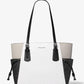 Voyager Large Color-Block Signature Logo Tote Bag