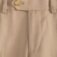 Toddler & Little Boys Plain Hemmed Flat-Front Pants