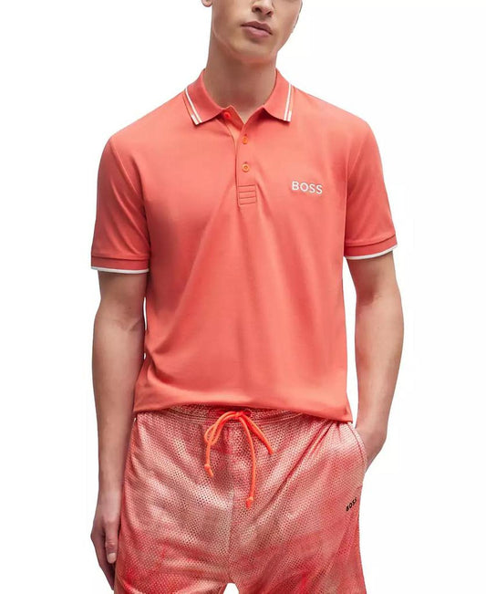 Men's Contrast Logo Polo