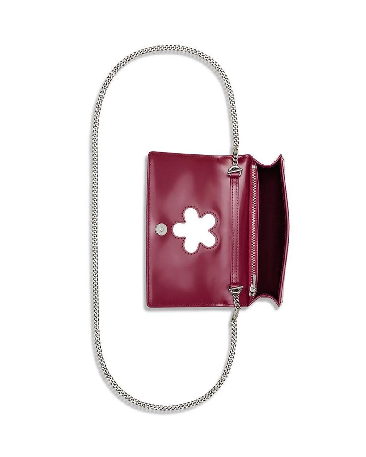 The Glam Mirror Leather Mini Bag