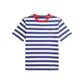 Striped Cotton Jersey Pocket Tee (Big Kid)