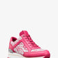 Maddy Zebra Print Signature Logo Trainer