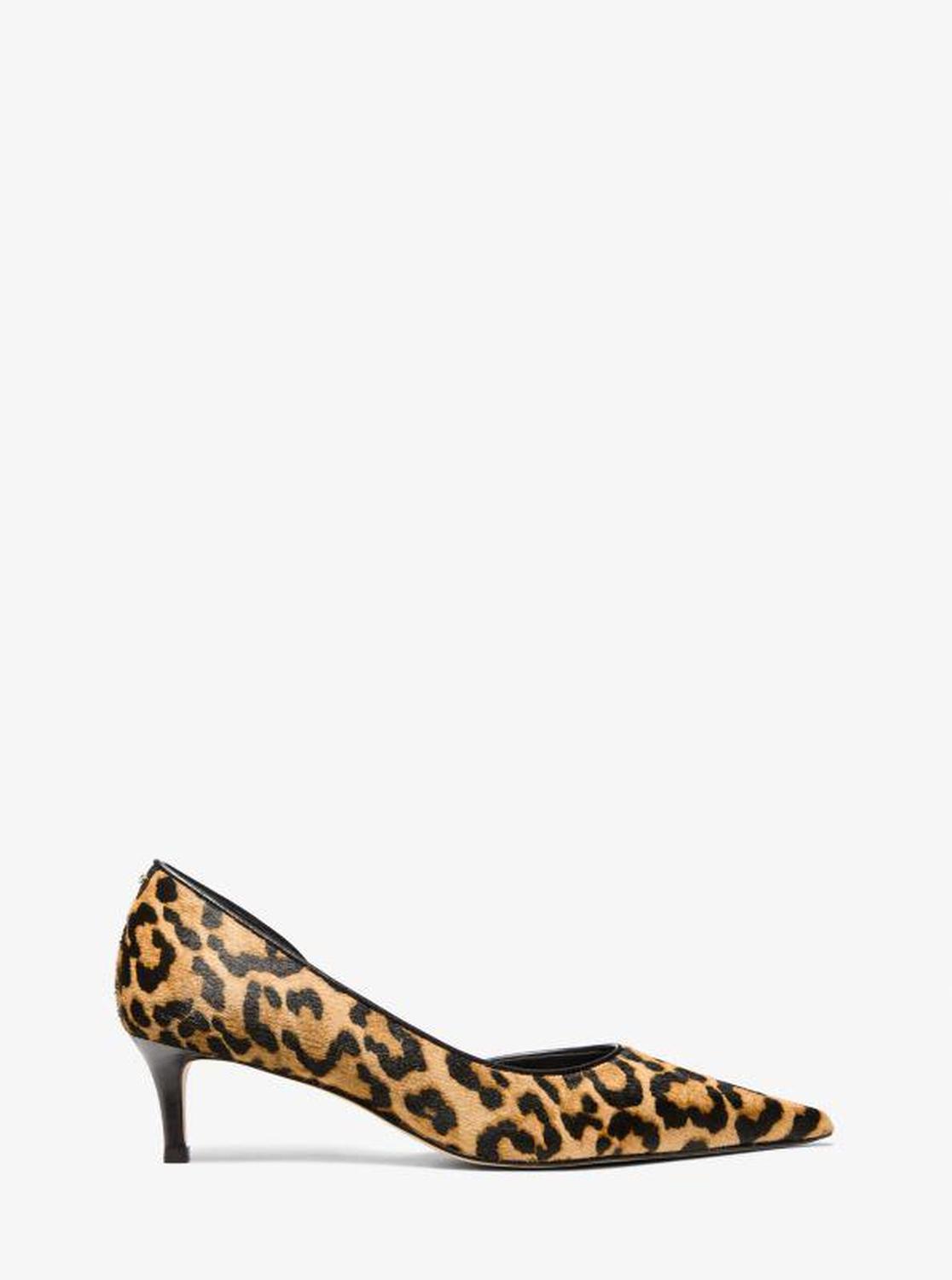 Elyse Leopard Print Calf Hair Pump
