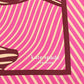 Linear Bloom Silk Square Scarf