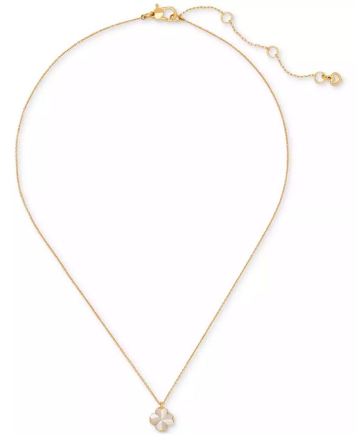 Gold-Tone Mini Pendant Necklace, 16" + 3" extender