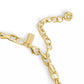 Gold Plated Interlocking Collar Necklace