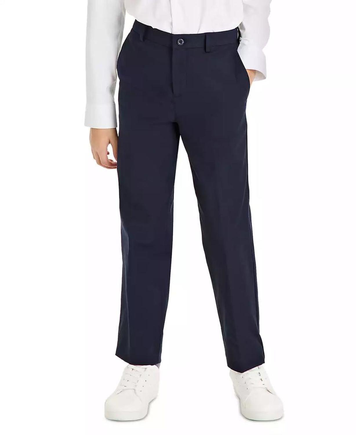 Big Boys Classic-Fit Stretch Dress Pants