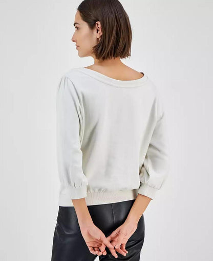 Women's Cotton Embellished-Logo Sweatshirt