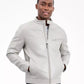 Men's Faux Leather Moto Jacket