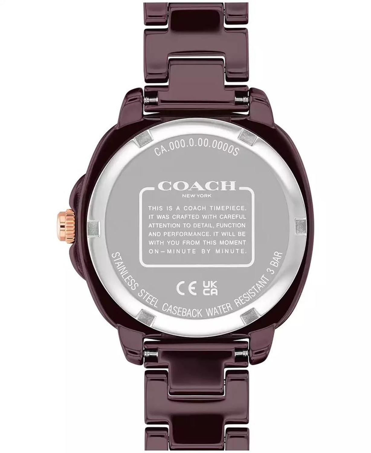 Women's Kitt Cherry Ceramic Bracelet Watch, 34mm