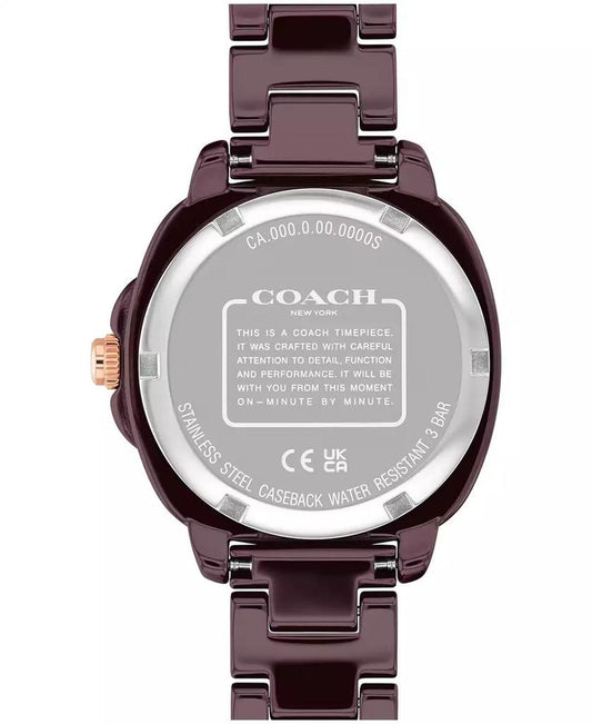 Women's Kitt Cherry Ceramic Bracelet Watch, 34mm