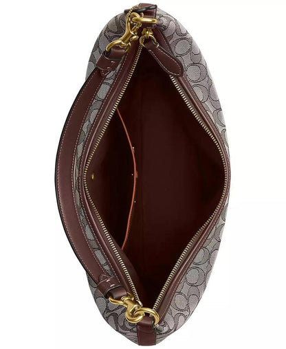 Juliet Signature Jacquard Large Shoulder Bag 38