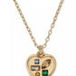 Cubic Zirconia Self-Love Club Pendant Necklace