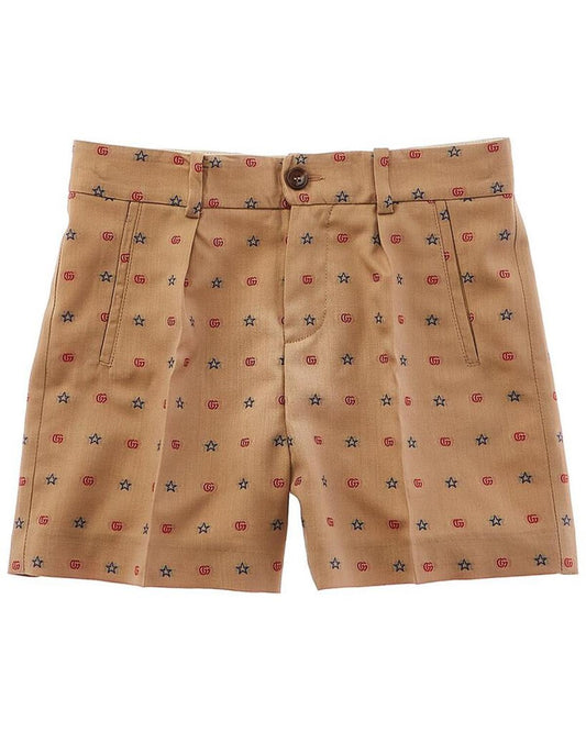 Gucci GG Stars Wool-Blend Short