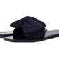 Bikini Sandal Women's US 8 Blue Bow Square Toe Slide KHD2652