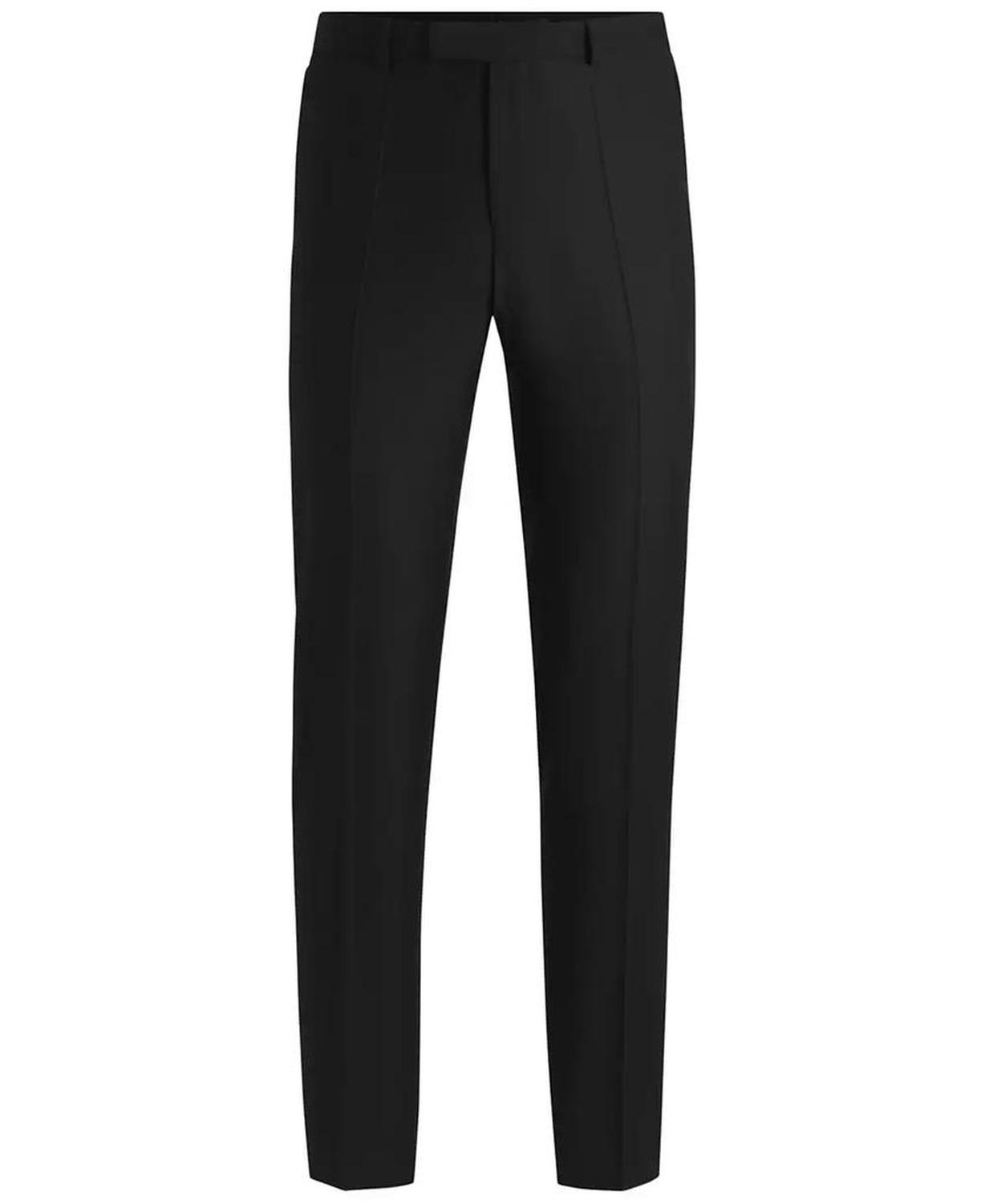 Men's Virgin Wool Slim-Fit Trousers