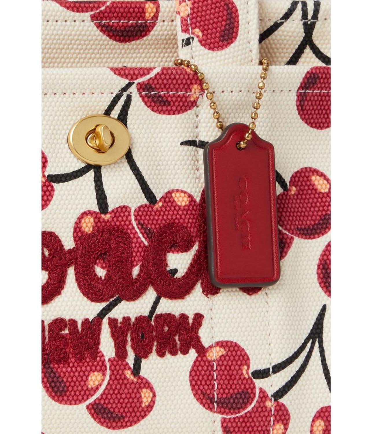 Cargo Tote Bag 20 with Cherry Print