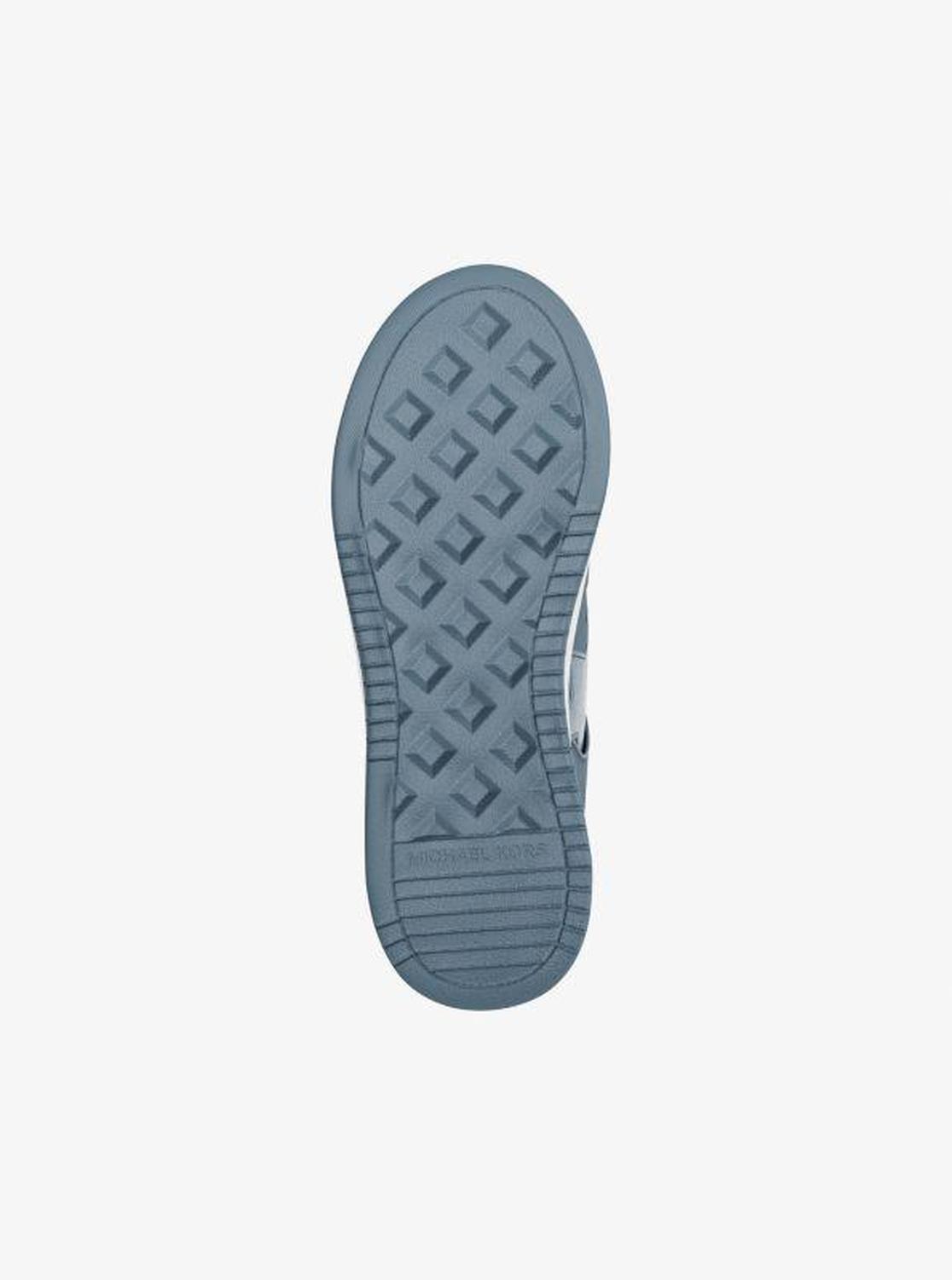 Lexi Embellished Mixed-Media Sneaker