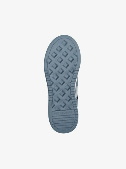 Lexi Embellished Mixed-Media Sneaker