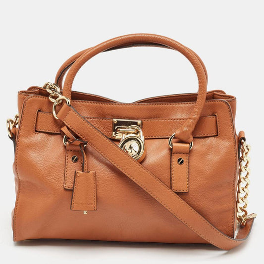 Michael Michael Kors Leather Medium Hamilton East West Tote