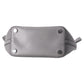 Small Greenwich Bucket Bag in Grey Saffiano Leather