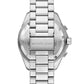 Men's Maritime Chronograph Silver-Tone Stainless Steel Watch, 45mm