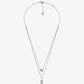 Precious Metal-Plated Double Layered Necklace