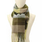 Women's Multicolored Check Muffler Scarf