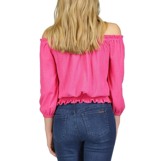 Women's Smocked Off-The-Shoulder Top