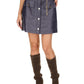 Womens Denim Denim Skirt