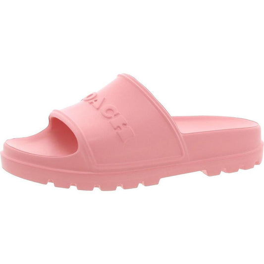 Jesse Womens Slip-On Signature Pool Slides