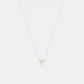 Butterfly Stone Pendant Necklace
