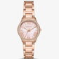Mini Sage Pavé Rose Gold-Tone Watch