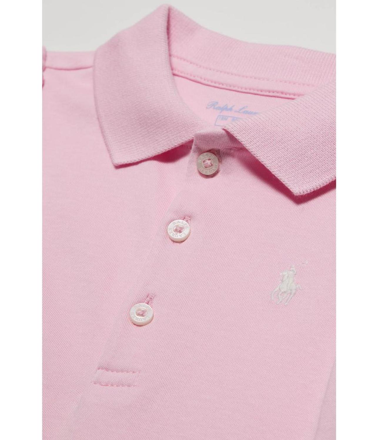 Ruffled Cotton Polo Dress & Bloomer (Toddler)