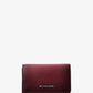 Bryant Medium Burnished Leather Tri-Fold Wallet