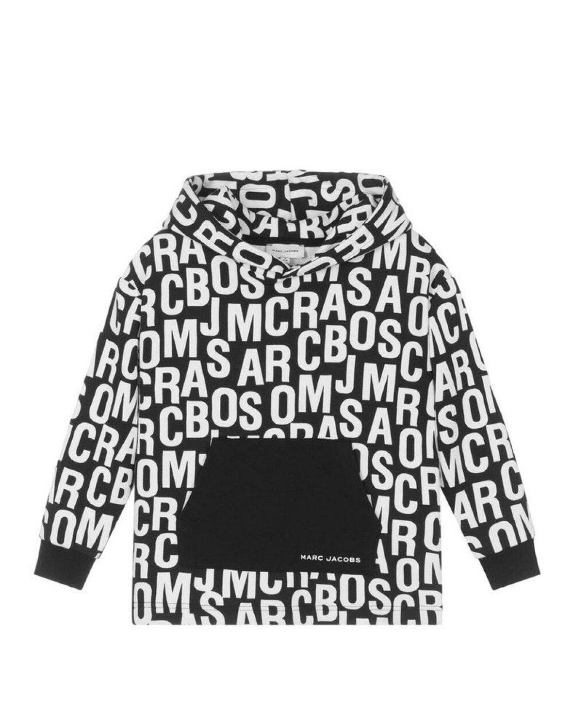 The Marc Jacobs Kids Monogrammed Long Sleeved Hoodie