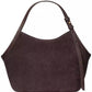 Deco Medium Suede Tulip Tote Bag