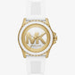 Oversized Everest Gold-Tone and Silicone Watch
