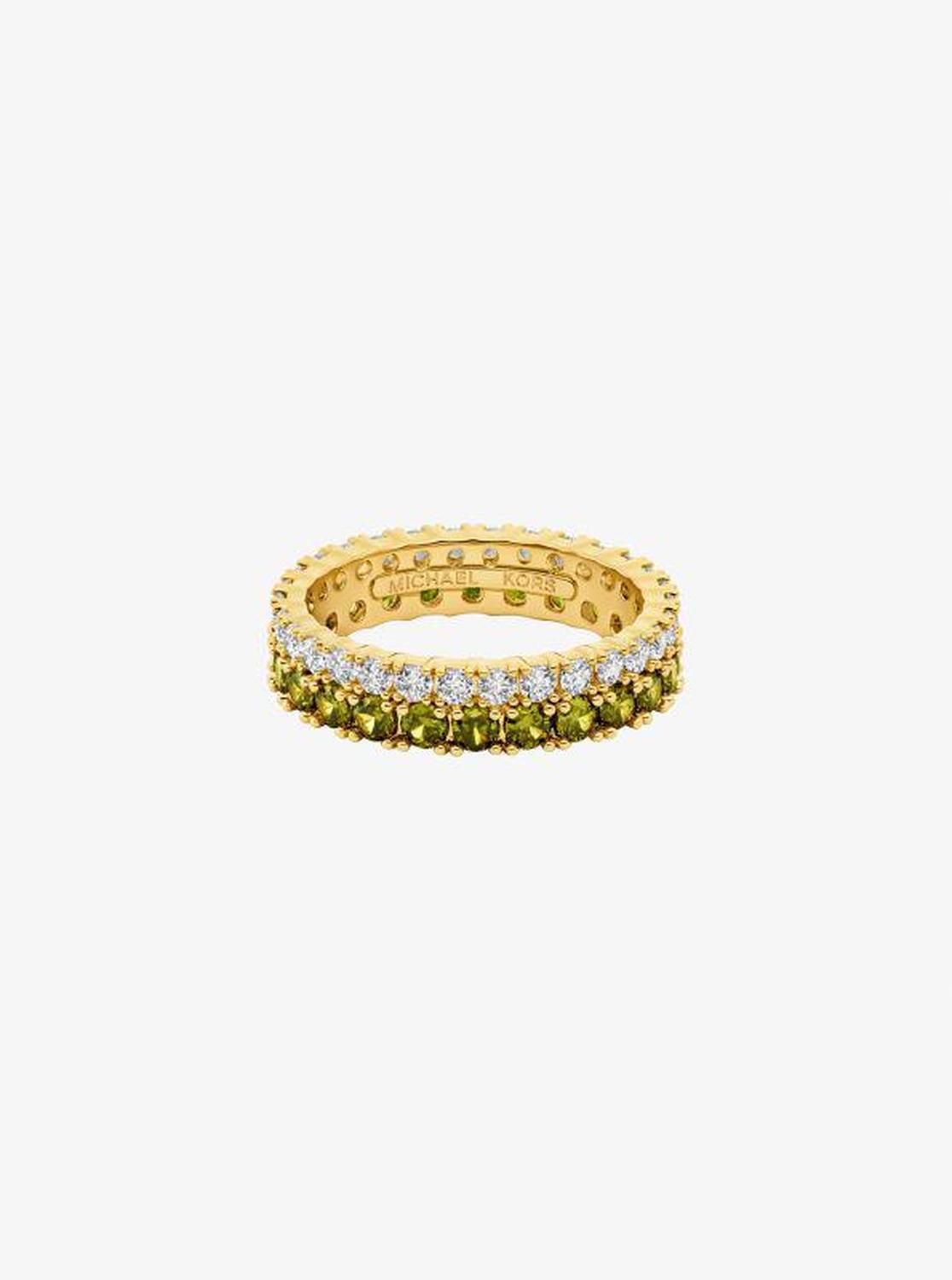 Two-Tone Double Pavé Ring