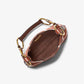 Mini Giraffe Print Calf Hair Hobo Shoulder Bag