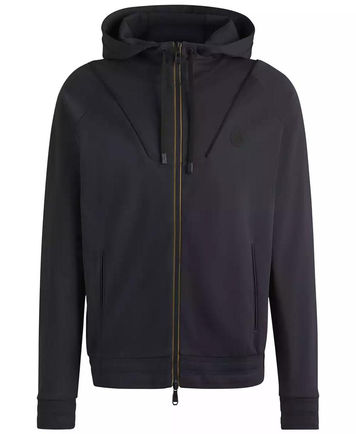 Men's Double B Monogram Zip-Up Hoodie