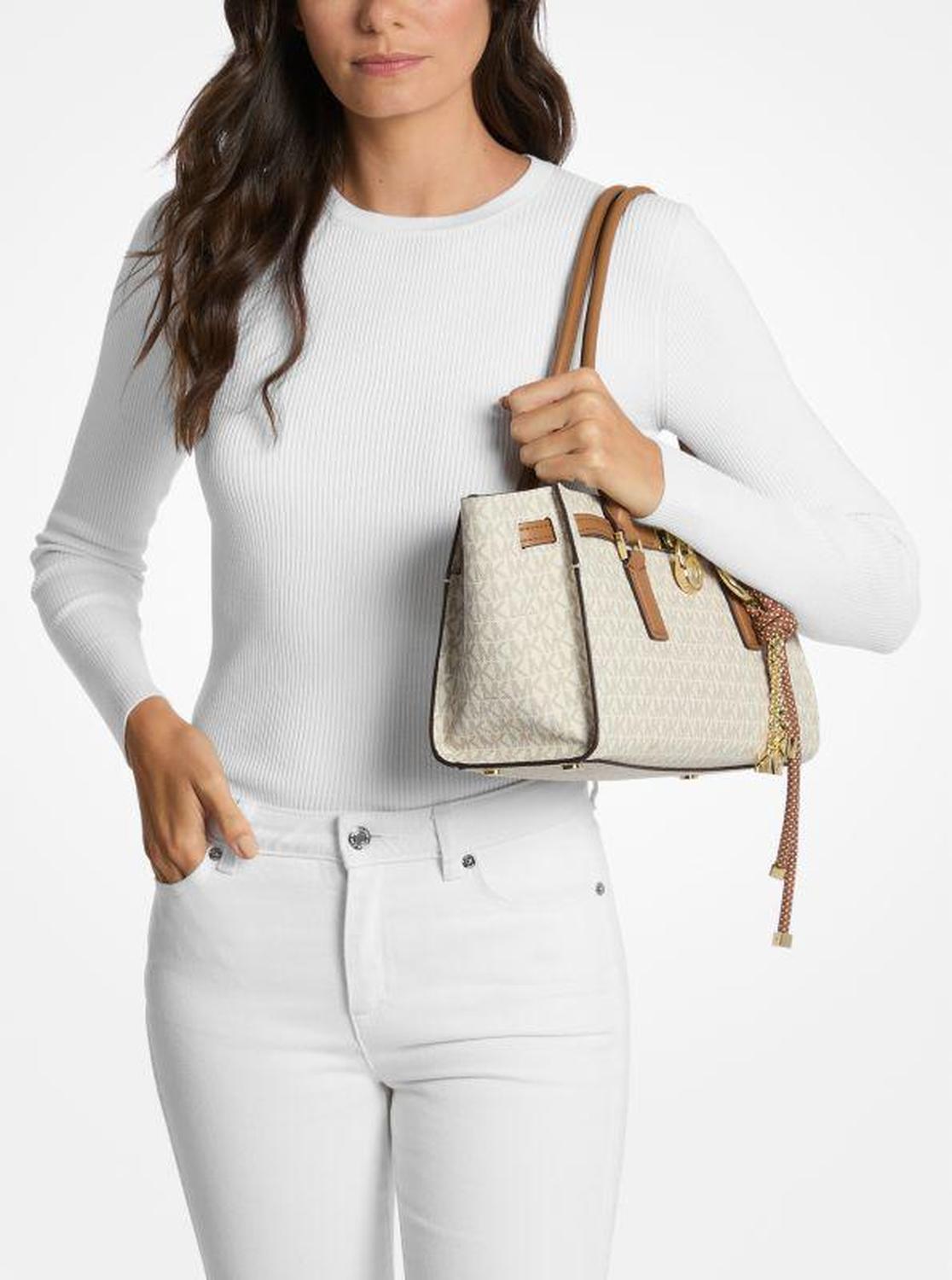 Hamilton Moderne Small Signature Logo Satchel
