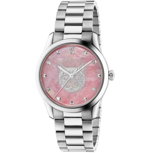 Gucci Women's Pink mother of pearl dial Watch