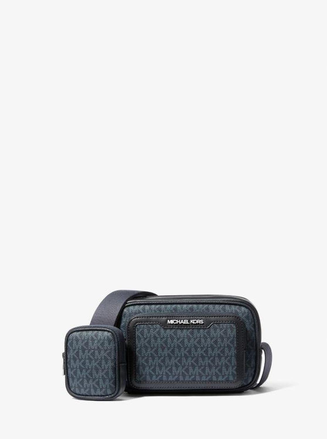 Cooper Signature Logo Camera Crossbody Bag With Pouch