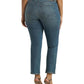 Plus Size High-Rise Straight Ankle Jeans