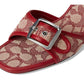 Margot Sandals In Signature Textile Jacquard