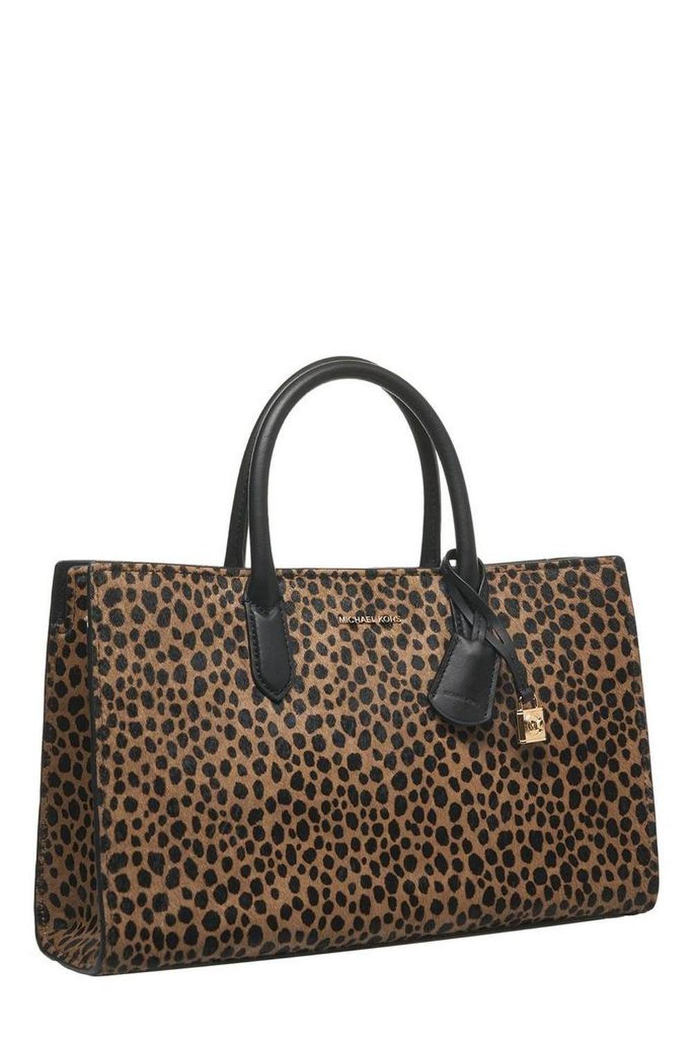 Michael Michael Kors Scarlett Medium Cheetah Print Satchel Bag
