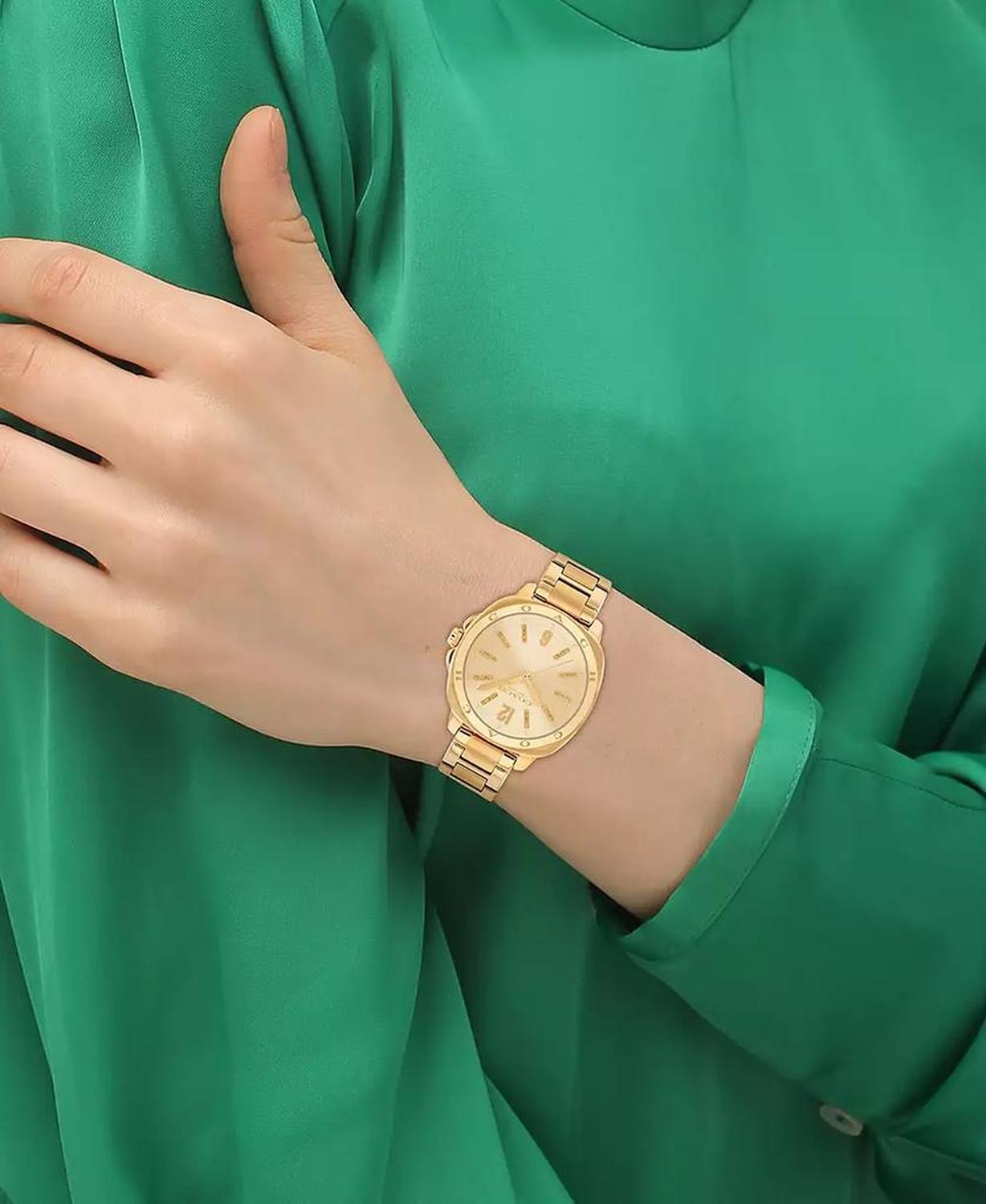 Women's Kitt Gold-Tone Stainless Steel Bracelet Watch, 34mm