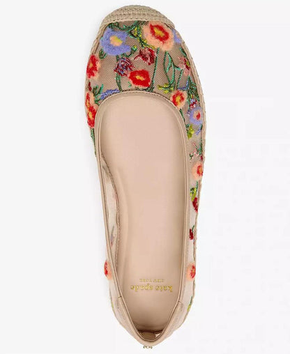 Women's Whimsical Garden Mesh Ballet Flats